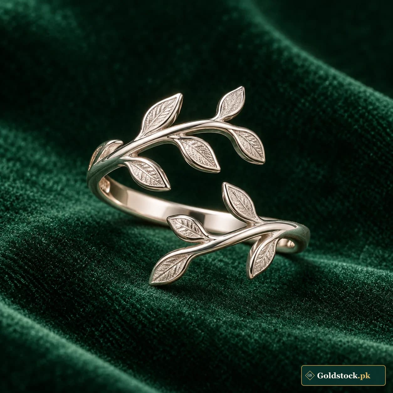 Mehak Vine Silver Ring product photograph