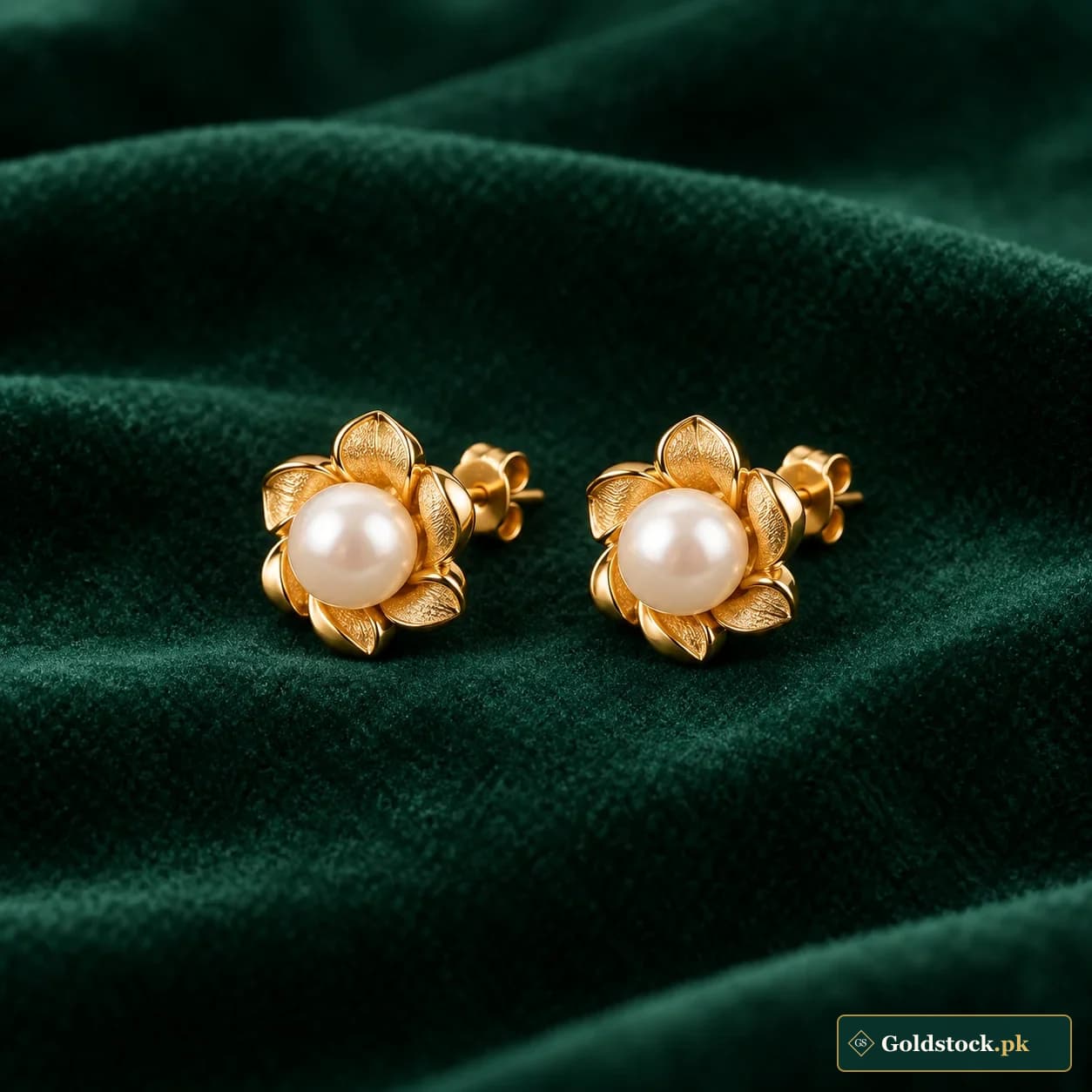 Roshni Pearl-Accent Studs product photograph