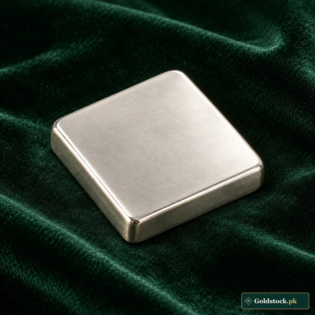 Silver Square Bullion Tile product photograph