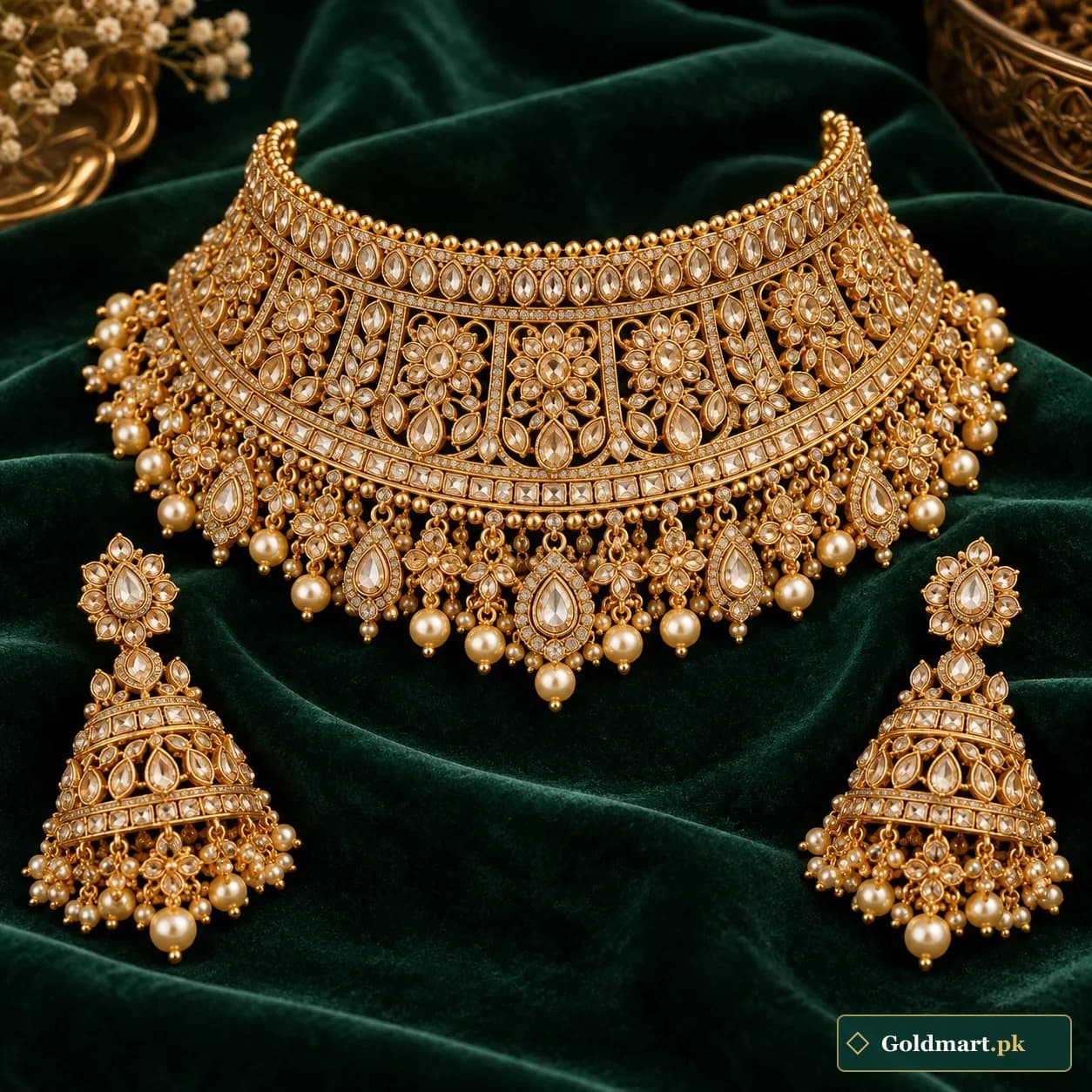 Dulhan Layered Choker Set product photograph